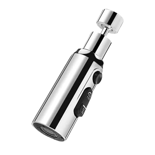 Küchenspüle-Sprühkopf mit 3 Funktionen, 360 Grad drehbar, Wasserhahnverlängerung, hocheffizienter Belüfter für einfache Reinigung, Wasserhahnbelüfter-Adapter Küchenspüle-Sprühkopf mit 3 Funktionen, 360 Grad drehbar, Wasserhahnverlängerung, hocheffizienter Belüfter für einfache Reinigung, Wasserhahnbelüfter-Adapter von Dasbsug