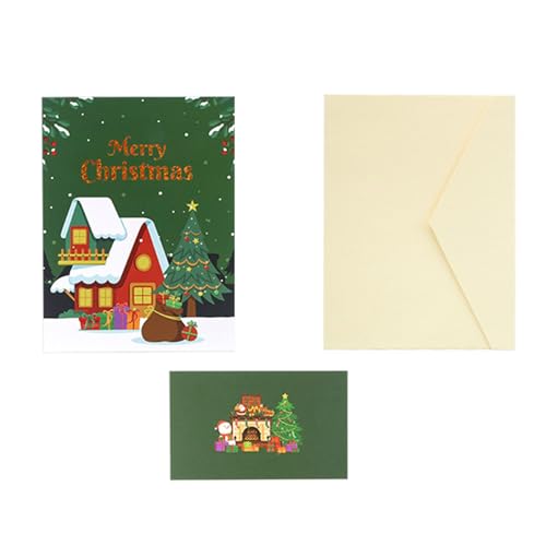 Kunstvolle Weihnachtskarte für Kamine, ideal für Kaminsims oder Bücherregal-Dekoration, kreative Weihnachtskarte, Geschenke Kunstvolle Weihnachtskarte für Kamine, ideal für Kaminsims oder Bücherregal-Dekoration, kreative Weihnachtskarte, Geschenke von Dasbsug