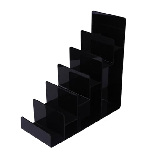 Mehrschichtiges Acrylregal, sichtbare Aufbewahrung für Geldbörsen, Geldbörsen, Handtaschen, Geldbörsen, Präsentationsregal, transparentes Acryl-Arbeitsplattenregal von Dasbsug