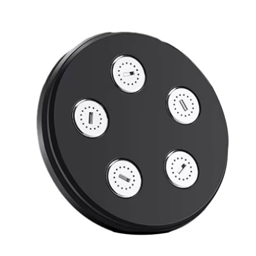 Mehrzweck-Duschkopf, rund, verbessert den Wasserfluss, tragbar für Zuhause und Badezimmer, Hotel und gehobene Wohnungen, Hotels, Duscharmaturen von Dasbsug