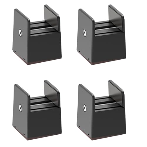 Mehrzweck-Möbelerhöhungen, 5,1 cm hoch, tragbar, stabile Materialien, Bettbeinverlängerungen, Set mit 4 täglichen Gebrauch, Möbelerhöhungen für Sofa, Tisch, Stuhl, Schreibtisch Mehrzweck-Möbelerhöhungen, 5,1 cm hoch, tragbar, stabile Materialien, Bettbeinverlängerungen, Set mit 4 täglichen Gebrauch, Möbelerhöhungen für Sofa, Tisch, Stuhl, Schreibtisch von Dasbsug