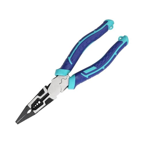 Multitool Zange für Abisolierzange Crimper Cutter Haltbarkeit Ergonomischer Griff Elektriker Reparatur Heimwerkerprojekte Multifunktionale Zange Drahtschneider Crimpwerkzeug von Dasbsug