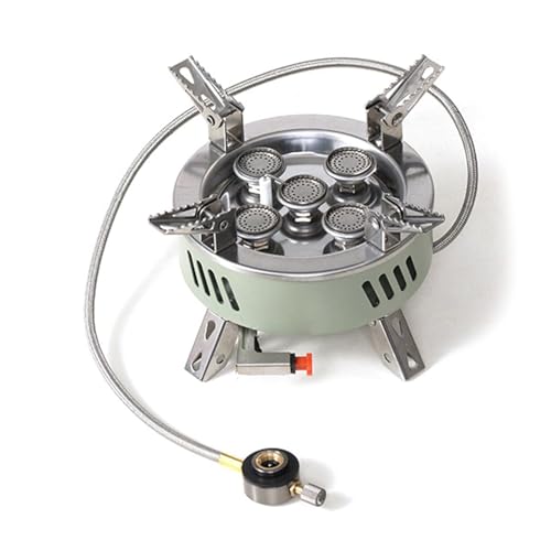 Outdoor Camping Klappkocher Kleiner Ofen Tasche Picknick Kochen Brenner Kocher Tragbare Öfen Leicht zu tragen Camping Faltbrenner Wandern Zubehör Backpacking Kochgeschirr von Dasbsug