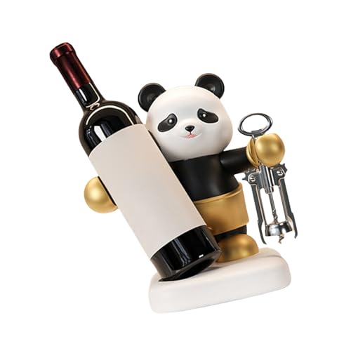 Panda-Weinregal, Tierständer, verschönert die Ästhetik des Hauses als funktionale Dekoration, Arbeitsplatte, Panda-Weinregal von Dasbsug