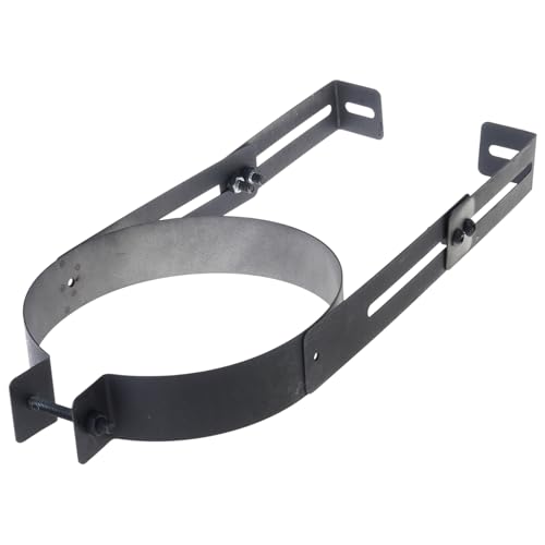 Praktische stabile Edelstahl-Schornsteinrohrhalter, verstellbare Klemmen, Zubehör für Wanddurchmesser 150 mm, tragbare Rauchrohrhalter Praktische stabile Edelstahl-Schornsteinrohrhalter, verstellbare Klemmen, Zubehör für Wanddurchmesser 150 mm, tragbare Rauchrohrhalter von Dasbsug