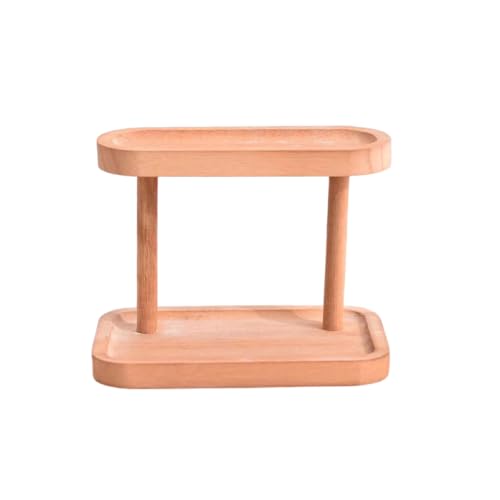 Praktisches Aufbewahrungsregal mit 2 Ebenen, Schmuckständer, Schminktisch, Kosmetik, Aufbewahrungsregal, Holz, Eingangsbereich, Schlüssel, Organizer, effizienter Organizer Praktisches Aufbewahrungsregal mit 2 Ebenen, Schmuckständer, Schminktisch, Kosmetik, Aufbewahrungsregal, Holz, Eingangsbereich, Schlüssel, Organizer, effizienter Organizer von Dasbsug