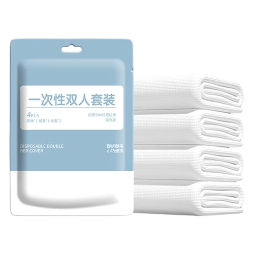 Reise-Einweg-Bettlaken, Vliesstoff, saugfähig, für kurzfristige Aufenthalte in Hotels und Gasthöfen, Hotelhygiene Reise-Einweg-Bettlaken, Vliesstoff, saugfähig, für kurzfristige Aufenthalte in Hotels und Gasthöfen, Hotelhygiene von Dasbsug