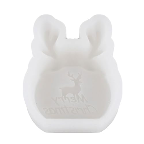 Rentier-Silikonform für Seife, Weihnachtsdekoration, Lebensmittelqualität für Epoxidharz, Lebensmittelqualität von Dasbsug