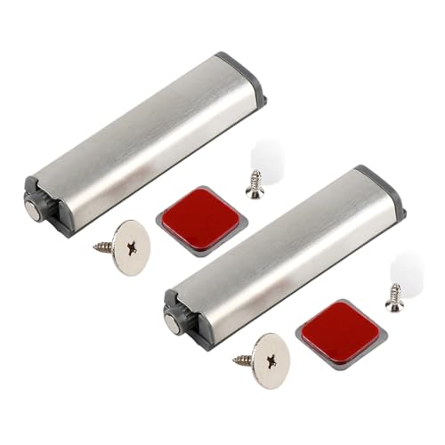 Robuste, leise, drückbare Schrankverriegelung, geräuschlos, automatischer Schließmechanismus, Stahlkonstruktion für Küche, Bad, Geräuschreduzierung, Schranktürpuffer Robuste, leise, drückbare Schrankverriegelung, geräuschlos, automatischer Schließmechanismus, Stahlkonstruktion für Küche, Bad, Geräuschreduzierung, Schranktürpuffer von Dasbsug