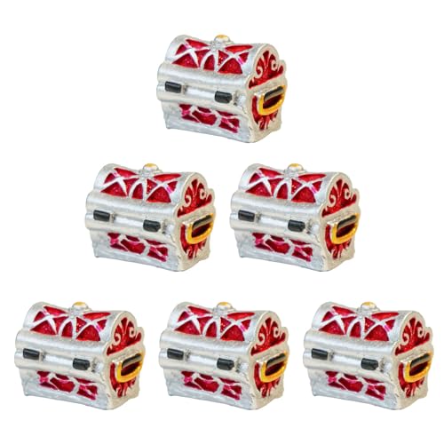 Schatztruhen mit Dschungel-Thema, Landschaftsdekoration für Aquarien, Modell-Schatztruhen, Miniaturfigur für Aquarien, Dekoration, Aquarien, Zubehör von Dasbsug