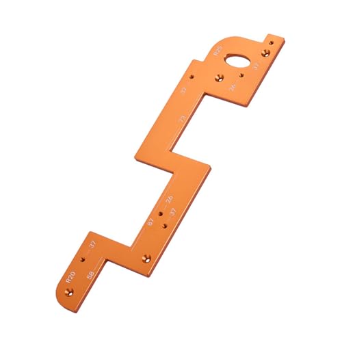 Schlitzschablonen mit unsichtbarem Griff für Kleiderschrank, Küchenschrank, Tür, keine Schlitzpositionierung, Bögen, Rillen-Vorlagen von Dasbsug