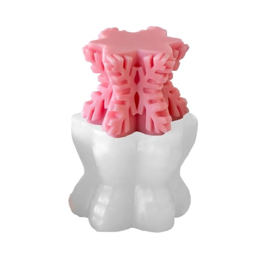 Schneeflocken-Silikonform, Mehrzweck-Design für Säulen, Seife, Epoxidharz, Weihnachtsdekoration, Weihnachtsdekoration Schneeflocken-Silikonform, Mehrzweck-Design für Säulen, Seife, Epoxidharz, Weihnachtsdekoration, Weihnachtsdekoration von Dasbsug
