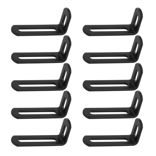 Schwerer Typ 90 Grad rechtwinklige Stahlklammern, Haltbarkeitswinkel für Wandregale, Schränke, Möbel, Mehrzweck-Metallecken von Dasbsug