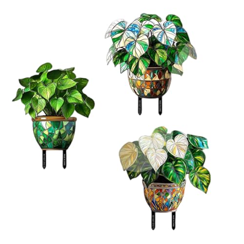 Set mit 3 wasserdichten Garteneinsätzen, Gartendekoration, Schilder, Pflanzenstecker für Naturliebhaber und Gartenliebhaber, kreative Pflanzendekorationen Set mit 3 wasserdichten Garteneinsätzen, Gartendekoration, Schilder, Pflanzenstecker für Naturliebhaber und Gartenliebhaber, kreative Pflanzendekorationen von Dasbsug