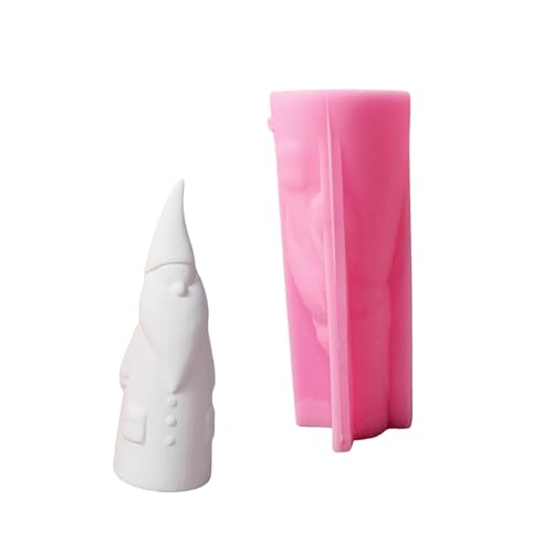 Silikonform für Seifenherstellung, Epoxidharz, handgefertigt, Weihnachtsmann-Statue, Weihnachtsmann-Form von Dasbsug