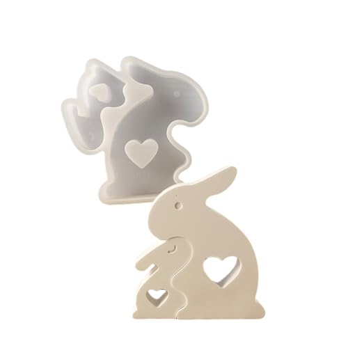Silikonformen für Seifenherstellung, Kaninchen, Fondant, Silikonform für Schokolade, Kuchen, Dekoration, Zubehör von Dasbsug