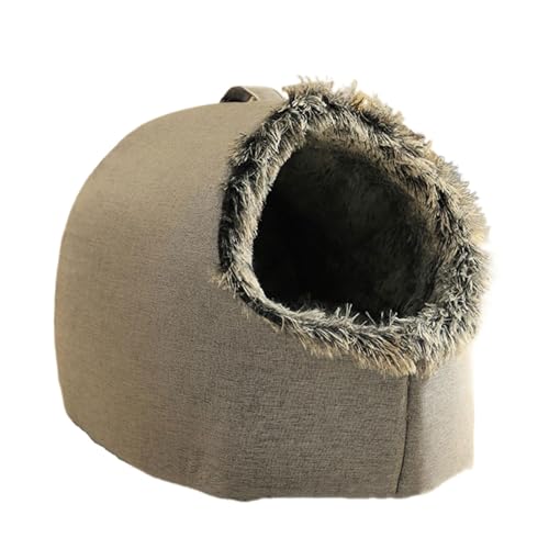 Strapazierfähiges, weiches Haustierhaus, für den Innenbereich, waschbar, Katzenhöhlen für kleine Hunde, Katzen und andere wasserdichte Haustiere von Dasbsug