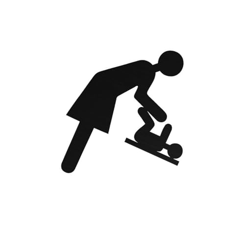 Toilettenschild für Geschäft, Badezimmerschilder mit doppelseitigem Klebeband für Büro, Edelstahl, Wickelstation, Toilette für Geschäft Toilettenschild für Geschäft, Badezimmerschilder mit doppelseitigem Klebeband für Büro, Edelstahl, Wickelstation, Toilette für Geschäft von Dasbsug