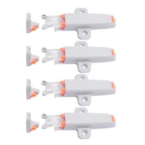 Türriegel für Schränke und Schränke mit leistungsstarker Doppelfeder, Wohnaccessoire, Doppelfederriegel, 4 Stück Türriegel für Schränke und Schränke mit leistungsstarker Doppelfeder, Wohnaccessoire, Doppelfederriegel, 4 Stück von Dasbsug