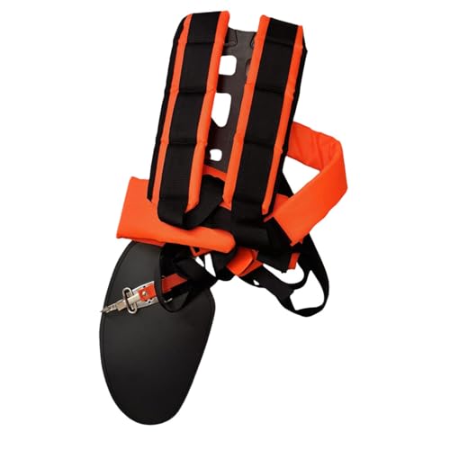 Unkrautschneider, verstellbarer doppelter Schultergurt, gepolsterter Gurtgurt für Rasen, passend für die meisten Laubbläser und Freischneider, Gartenwerkzeuggurt von Dasbsug