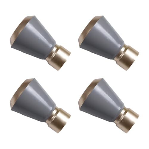 Vielseitige Endstücke für Gardinenstangen, dekorativ mit einzigartigen Designs für Zuhause und Geschäft, 4 Stück von Dasbsug