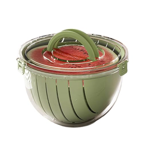 Wassermelonenkorb, stabiler PET-Obstschneider, Werkzeug, mühelose Reinigung, kompakte Küche, Außenbereich, Obstbehälter von Dasbsug