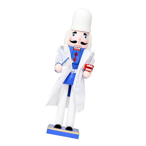 Weihnachtliche Nussknacker-Ornament, Holzdekorationen, Figuren, Puppe, Heimdekorationen für Weihnachten, Schreibtisch-Figuren Weihnachtliche Nussknacker-Ornament, Holzdekorationen, Figuren, Puppe, Heimdekorationen für Weihnachten, Schreibtisch-Figuren von Dasbsug