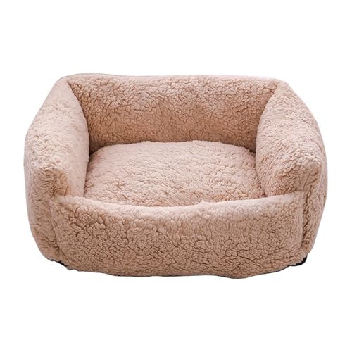 Winterfertiges Haustierbett mit abnehmbarem Bezug, Plüschisolierung, rutschfestes Design für Katzen, bequem, dickes Fleece-Haustierbett für den Innenbereich Winterfertiges Haustierbett mit abnehmbarem Bezug, Plüschisolierung, rutschfestes Design für Katzen, bequem, dickes Fleece-Haustierbett für den Innenbereich von Dasbsug