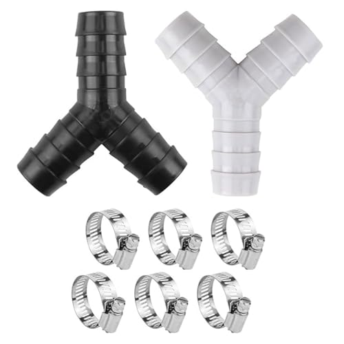Y-förmiger Verteiler, Fallrohr-Schlauchverbinder, universal, Ablaufverteiler, Anschluss für Waschmaschinen, Geschirrspüler, Ablaufadapter von Dasbsug