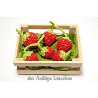 Erdbeeren Für Kaufladen Deko Gehäkelt von DasfleissigeLieschen