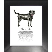 Schwarzer Labrador Print, Lab Geschenk Für Hundeliebhaber, Tierdruck, Home Dekor, Retriever Kunstdruck von DashandHoundDesigns