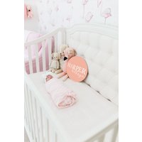 Baby Mädchen Runde Holz Name Zeichen Aus Personalisierte Neugeborene Ankündigung Benutzerdefinierte Kinderzimmer Dekor von DashingFoxCo