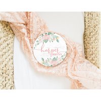 Floral Baby Mädchen Runde Holz Name Zeichen Aus Personalisierte Neugeborene Ankündigung Benutzerdefinierte Kinderzimmer Dekor von DashingFoxCo