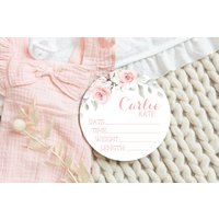 Geburts-statistiken Rundes Holz-Baby-Namensschild Aus Holz, Personalisierte Babyname, Neugeborenenmitteilung, Benutzerdefinierte Kinderzimmer-Schild Geburts-statistiken Rundes Holz-Baby-Namensschild Aus Holz, Personalisierte Babyname, Neugeborenenmitteilung, Benutzerdefinierte Kinderzimmer-Schild von DashingFoxCo