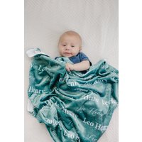Personalisierte Namen Decke, Anpassbare Minky Einzigartig Für Neugeborene Baby Und Kinder, Kinderzimmer Dekor, Beliebtes Babypartygeschenk, Nb05 Personalisierte Namen Decke, Anpassbare Minky Einzigartig Für Neugeborene Baby Und Kinder, Kinderzimmer Dekor, Beliebtes Babypartygeschenk, Nb05 von DashingFoxCo
