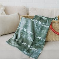 Personalisierte Namen Decke, Anpassbare Minky Einzigartig Für Neugeborene Baby Und Kinder, Kinderzimmer Dekor, Beliebtes Babypartygeschenk, Nb06 von DashingFoxCo