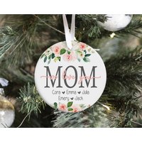 Personalisierte Weihnachtsverzierung Geschenk Für Mutter Oder Großeltern Von Enkel Kindern, Weihnachtsbaum-Andenken von DashingFoxCo