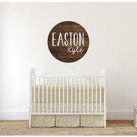 Rundes Holz Baby Namensschild Aus Personalisierte Name Neugeborene Ankündigung Benutzerdefinierte Rustikale Kinderzimmer Zeichen Dekor Rundes Holz Baby Namensschild Aus Personalisierte Name Neugeborene Ankündigung Benutzerdefinierte Rustikale Kinderzimmer Zeichen Dekor von DashingFoxCo