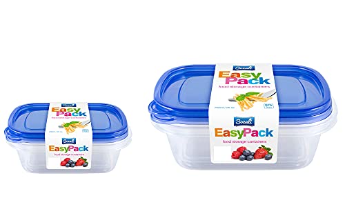 12 Stück – Premium Frischhaltedosen mit Deckel – wiederverwendbar auslaufsicher mikrowellen- gefrierschrank- spülmaschinenfest – Mahlzeiten-Prep Lunchboxen mit Deckel (je 750 ml | 12-teiliges Set) von Dashmesh Onlines