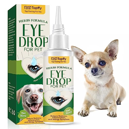 Getue Augentropfen Hund-Katarakttropfen für Hunde, Sanfte Augenpflege für Hunde & Katzen|Tägliche Reinigung|Ohne Alkohol|60 ml Tropfflasche Getue Augentropfen Hund-Katarakttropfen für Hunde, Sanfte Augenpflege für Hunde & Katzen|Tägliche Reinigung|Ohne Alkohol|60 ml Tropfflasche von Getue