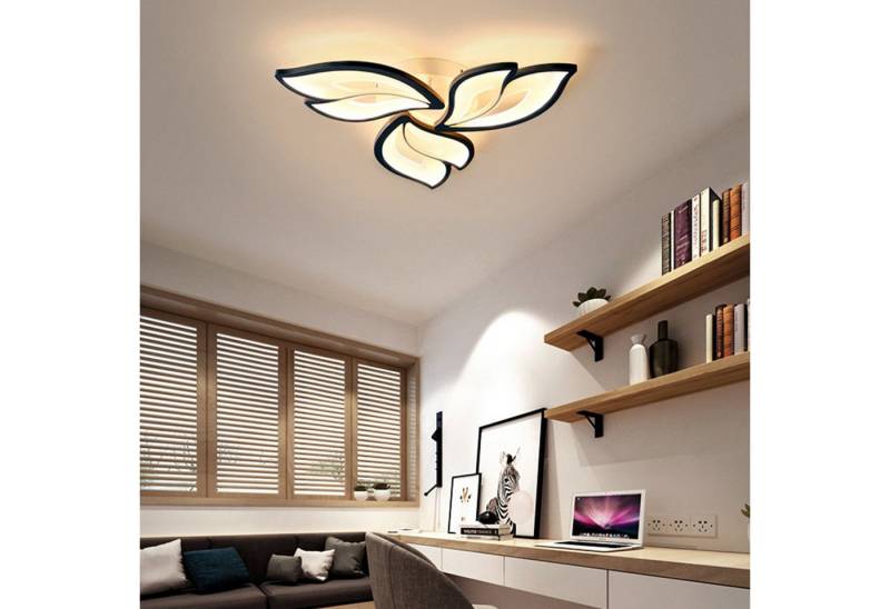 Daskoo Deckenleuchte Deckenlampe 25W/42W/75W Wohnzimmer Dimmbar Lampe Fernbedienung, 25W von Daskoo