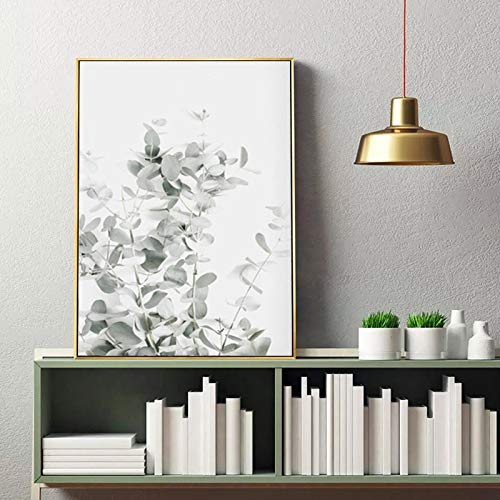 Lavendel Eukalyptus Poster Drucken Botanische Leinwand Malerei Moderne Wandkunst Bilder, für Wohnzimmer Home Wanddekor Kein Rahmen (Size : 23.6x31.5in(60x80cm) no frame) von Dass
