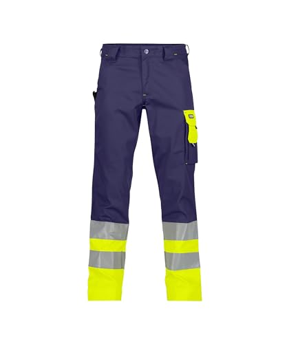 DASSY® Omaha Warnschutz Bundhose DASSY HIVIS PESCO 61 DUNKELBLAU/NEONGELB 60 von Dassy