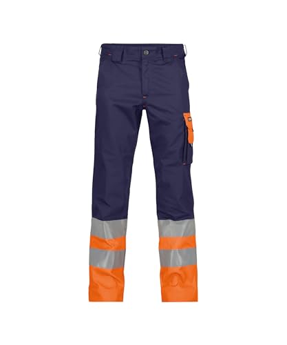 DASSY® Omaha Warnschutz Bundhose DASSY HIVIS PESCO 61 DUNKELBLAU/NEONORANGE 56 von Dassy