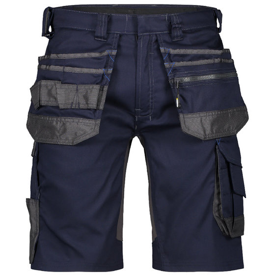 Dassy® - Trix Arbeitsshorts mit Stretch und Holstertaschen, nachtblau/anthrazit, Schrittlänge Standard, Größe 42 von Dassy