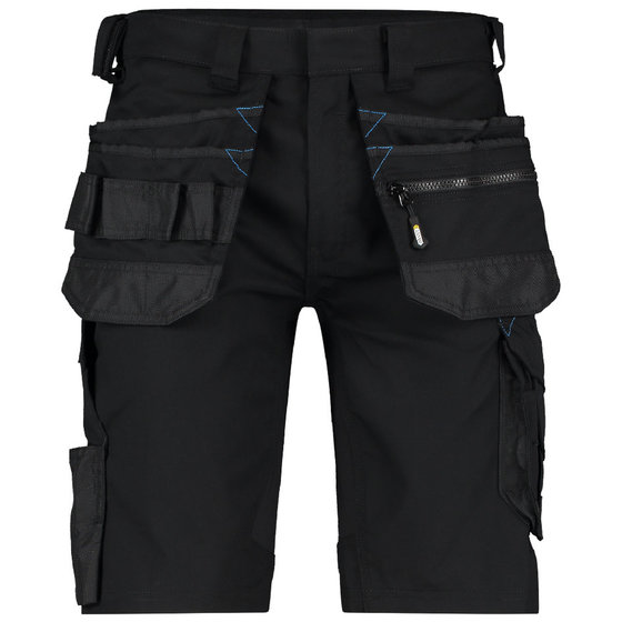 Dassy® - Trix Arbeitsshorts mit Stretch und Holstertaschen, schwarz, Schrittlänge Standard, Größe 56 von Dassy