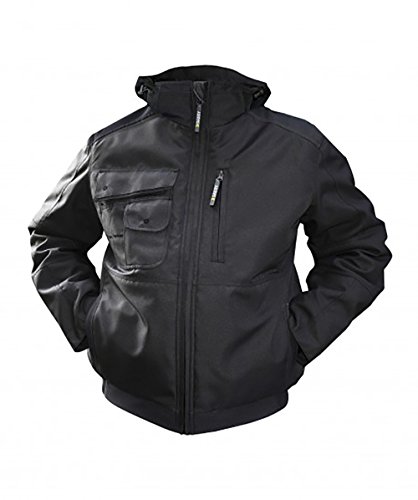 Dassy B/Austin Wasserfeste Leinwand schwere Winter Arbeitsjacke, X-Large (45-47), schwarz, 1 von Dassy