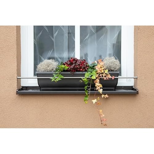 Dastech Blumenkastenhalterung Teleskopstange Edelstahl 16x1500mm ohne Bohren von Dastech