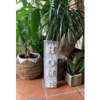 Holz Standbild Maritim Home Recycling Handarbeit von DatAennchenDeko