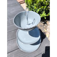 Etagere 3-stöckig Graugrün Etagere 3-stöckig Graugrün von DatGlidderGedierche